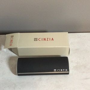 NWT Cinzia European black eyeglass case